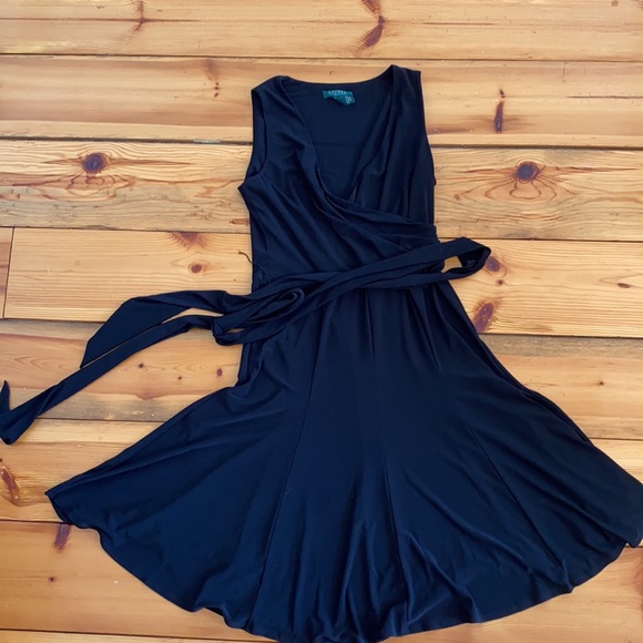 Ralph Lauren faux wrap dress with belt - Picture 5 of 7